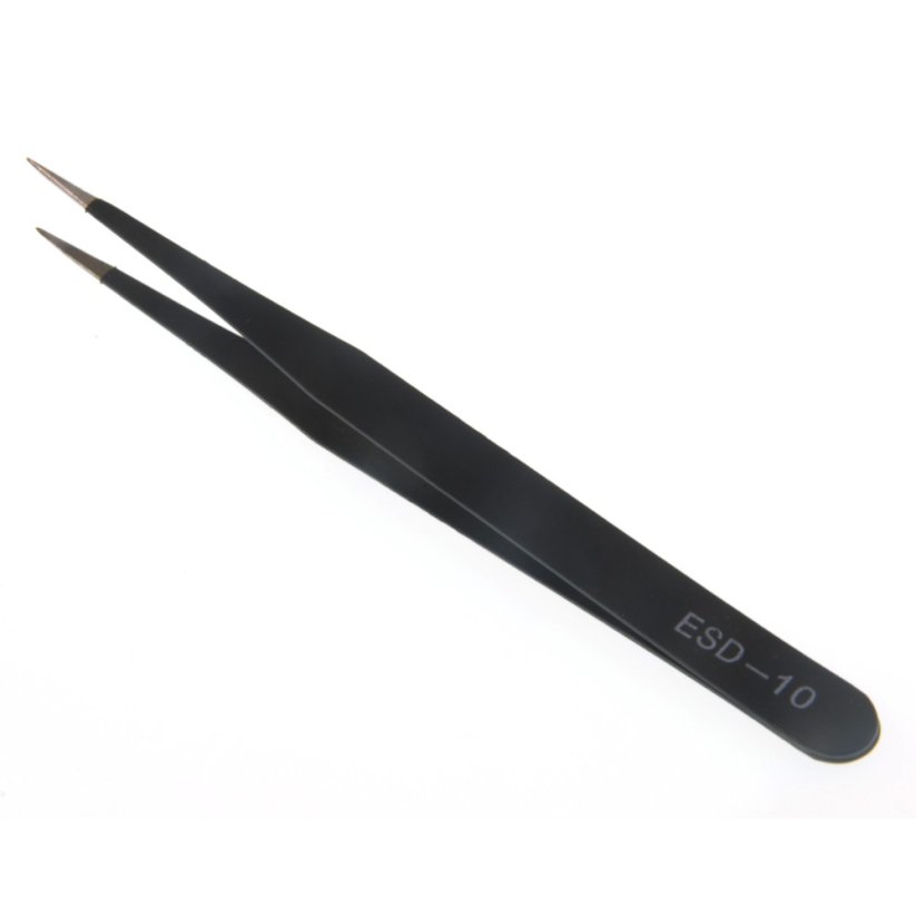 Straight tweezers ESD-10