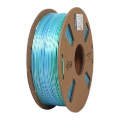 Gembird PLA Silk duhová modrá/zelená (blue/green) 1 kg