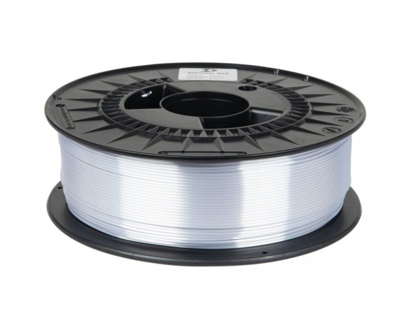 Tlačová struna 3DPower Silk strieborná (silver)