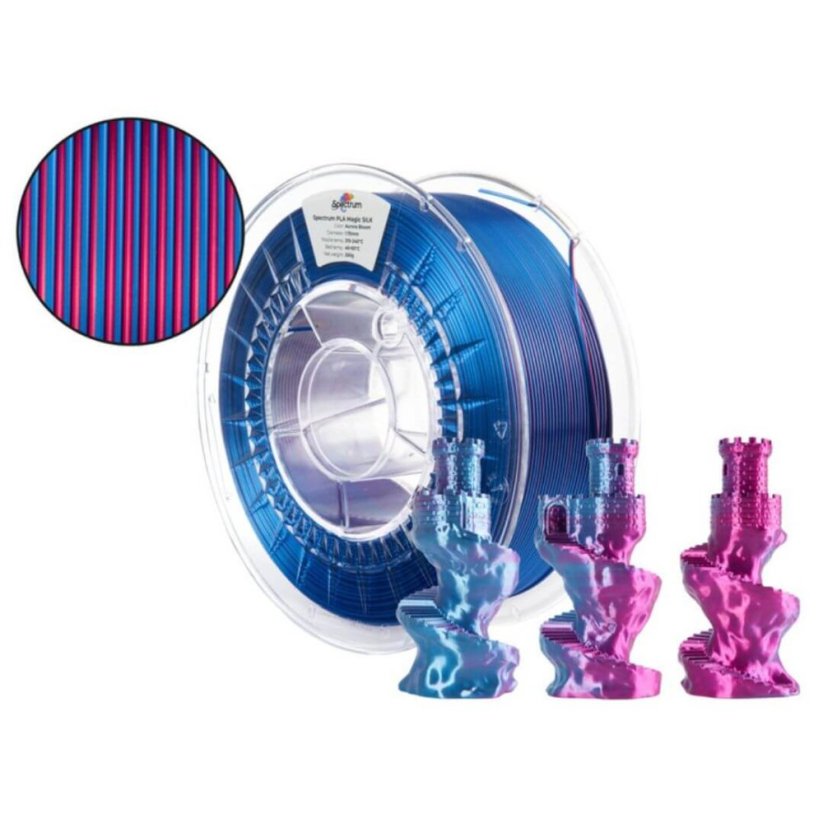 Spectrum PLA Magic SILK aurora bloom