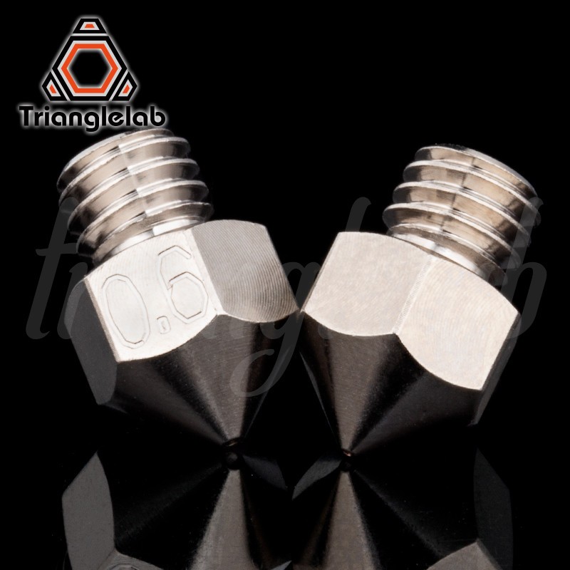 Trianglelab MK8 tryska 0,8 pokovená měď (plated copper) Detail