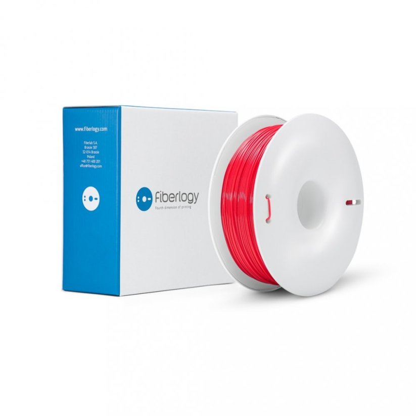 Filament Fiberlogy PET-G červená (red) Balenie