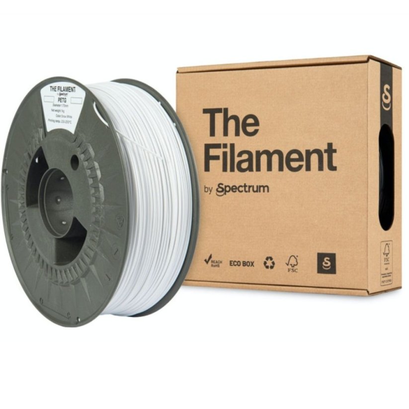 The Filament PETG bílá (snow white)