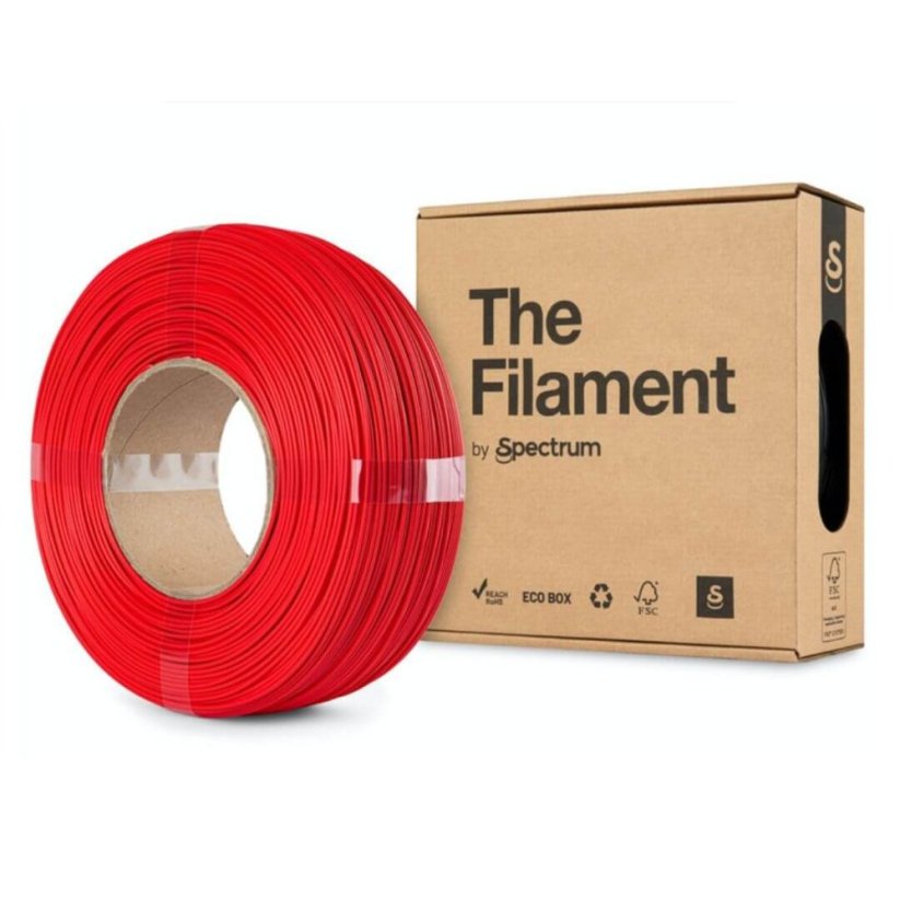The Filament ReFill PLA HS červená (fire red)