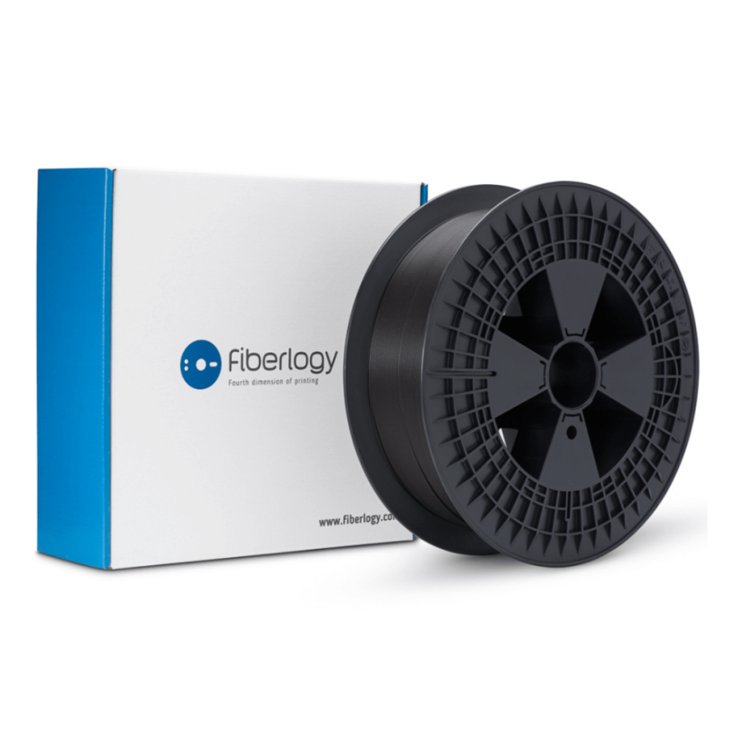 Fiberlogy PET-G+CF čierna (black) 2,5 kg