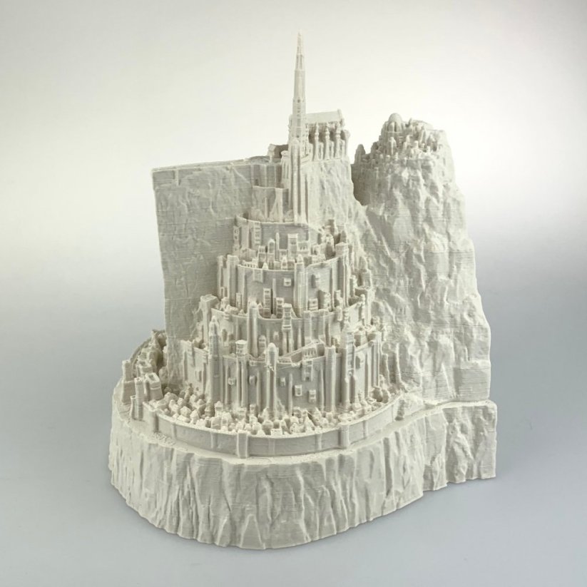 Filament Fiberlogy PLA Mineral beton (concrete) Výtisk Hrad