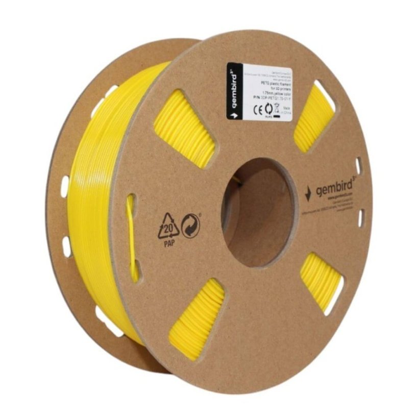 Gembird PET-G žlutá (yellow) 1 kg