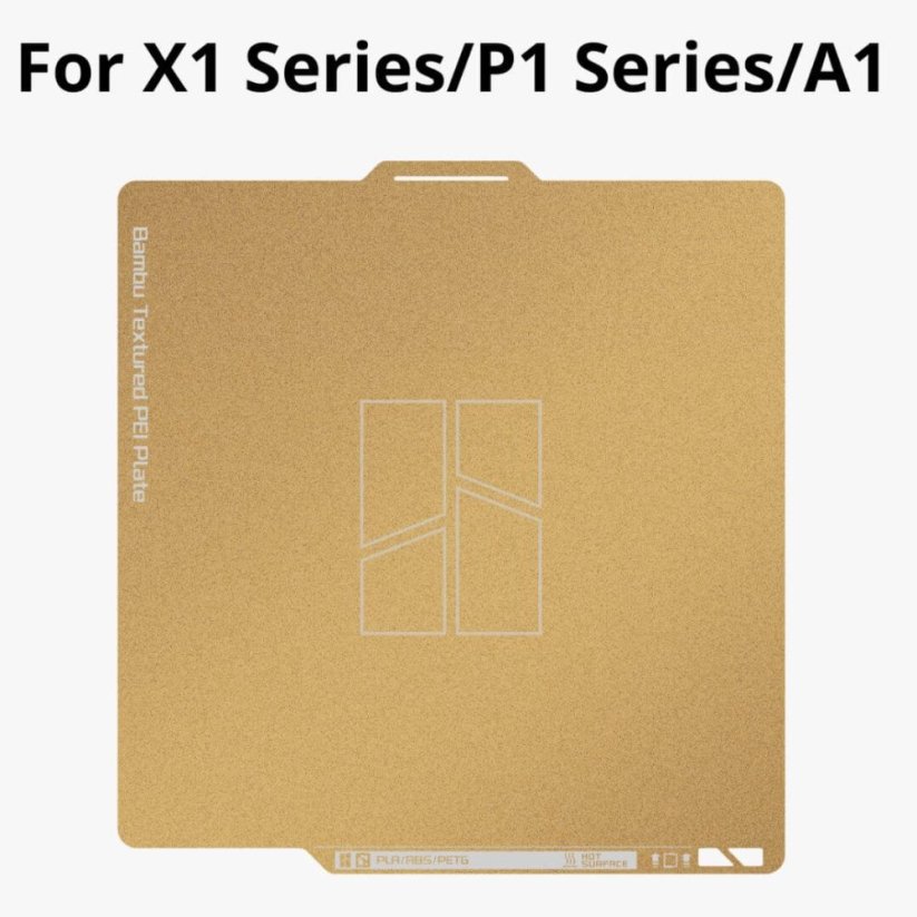 Bambu Lab Textured PEI Printing Plate for X1, P1 and A1 Series