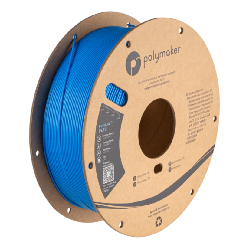 Polymaker PolyLite™ PET-G electric blue