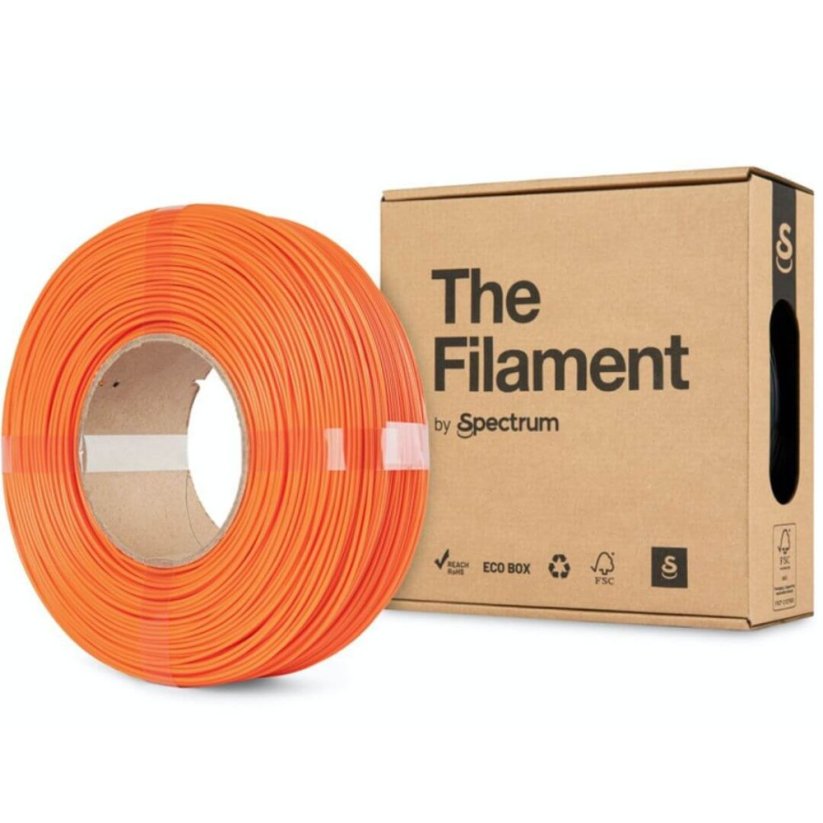 The Filament ReFill PETG machinery orange