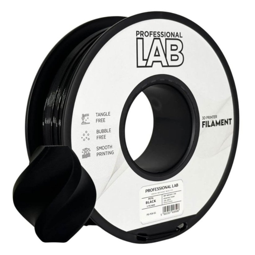 Professional Lab PETG čierna (black)