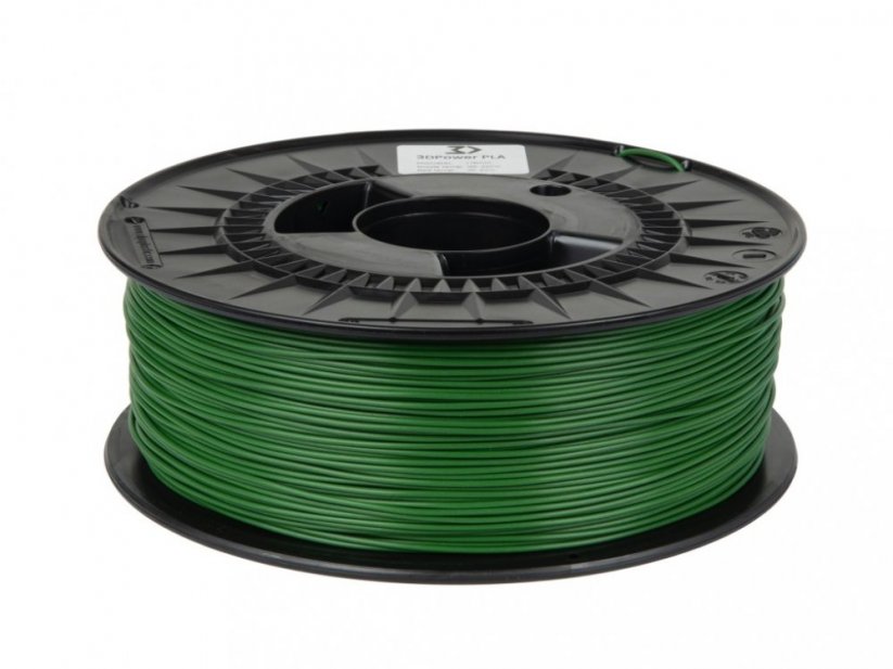 Filament 3DPower Basic PLA zelená (green) Cievka