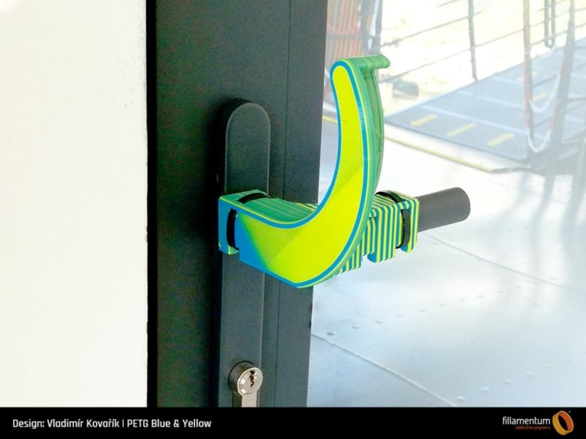 Filament Fillamentum PET-G yellow Door handle