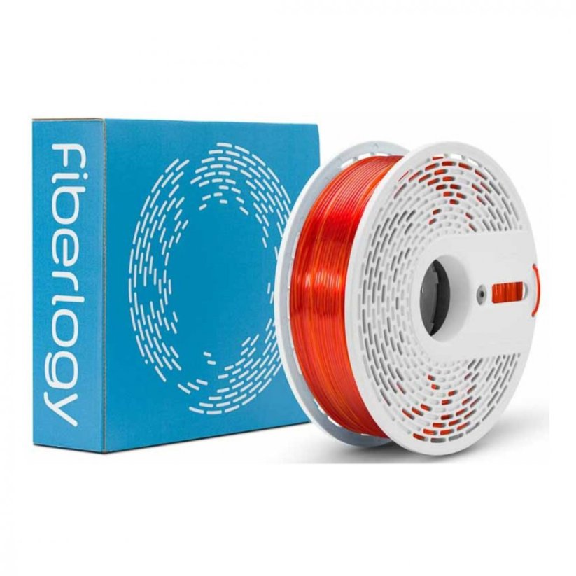 Fiberlogy EASY ABS oranžová (orange) priehľadná 0,75 kg