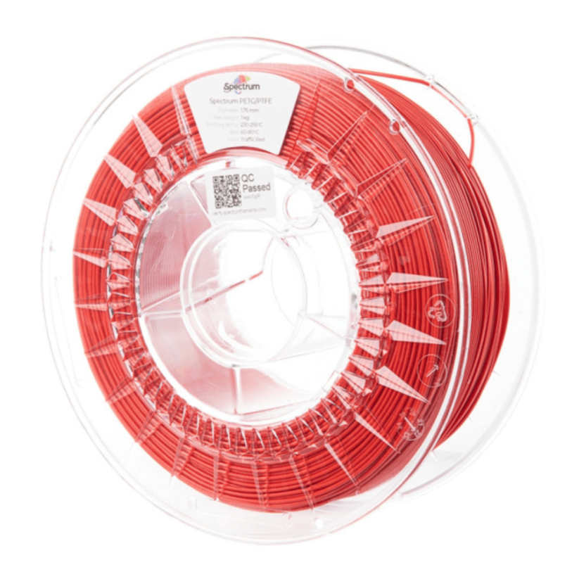 Spectrum PET-G/PTFE traffic red