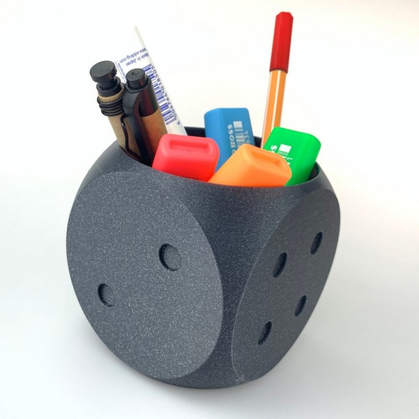 Filament Fiberlogy Refill Easy PLA orange Cube Stand 3D printed