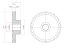 Bondtech BMG Reverse Integrated Drive Gear Assembly Dimensions