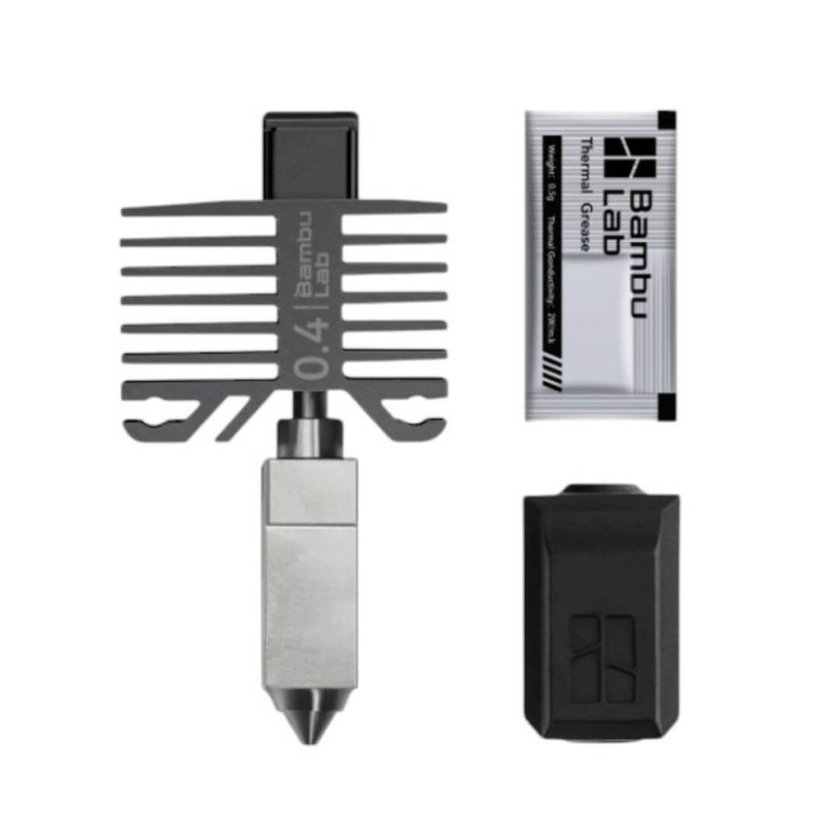 Bambu Lab Hotend s nerezovou tryskou 0.4 pro řadu X1 a P1P