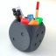 Filament Fiberlogy Refill Easy PLA orange Cube Stand 3D printed