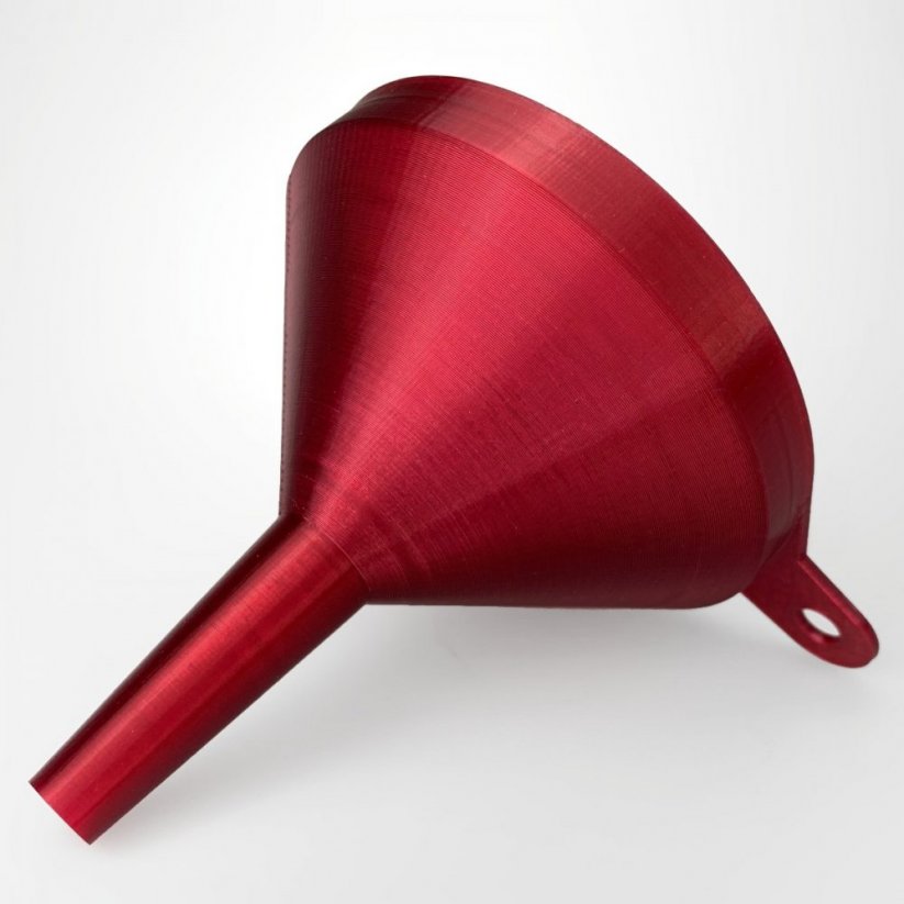 Filament Fiberlogy Easy PET-G Refill red / Burgundy funnel