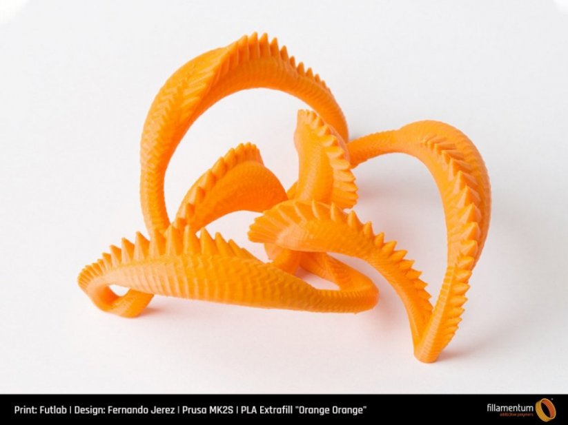 Filament Fillamentum Extrafill PLA oranžová (orange orange) 3D výtisk