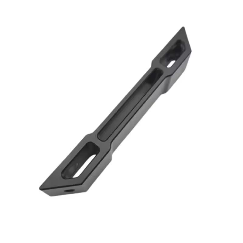 CNC aluminium frame brace for 2020 profiles – Voron Trident, black, 125 mm