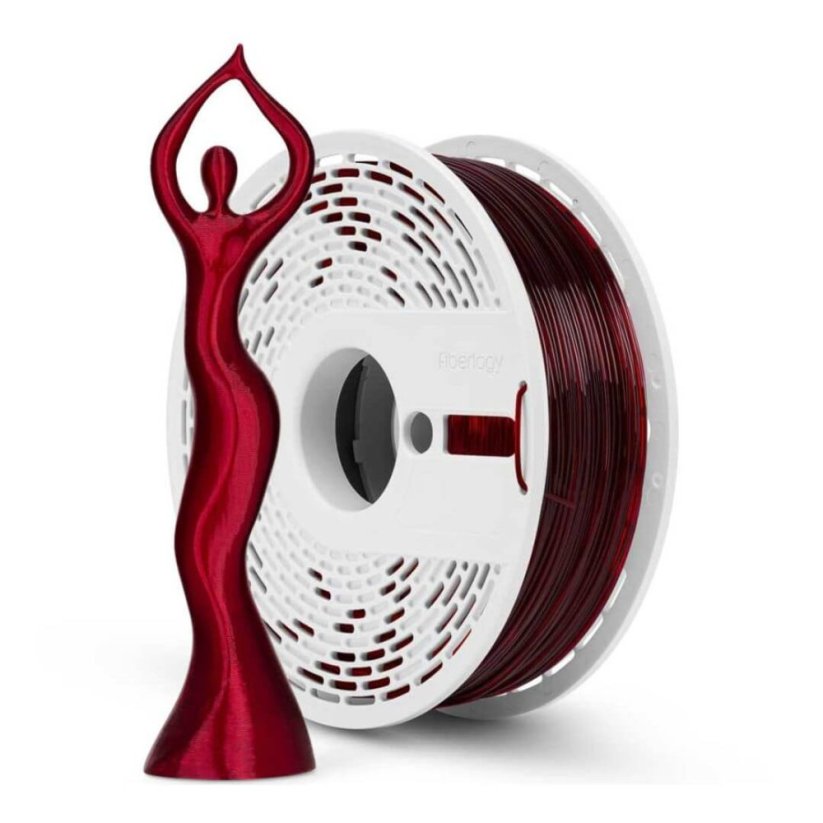 Fiberlogy HS PLA Clear burgundy 0,85 kg