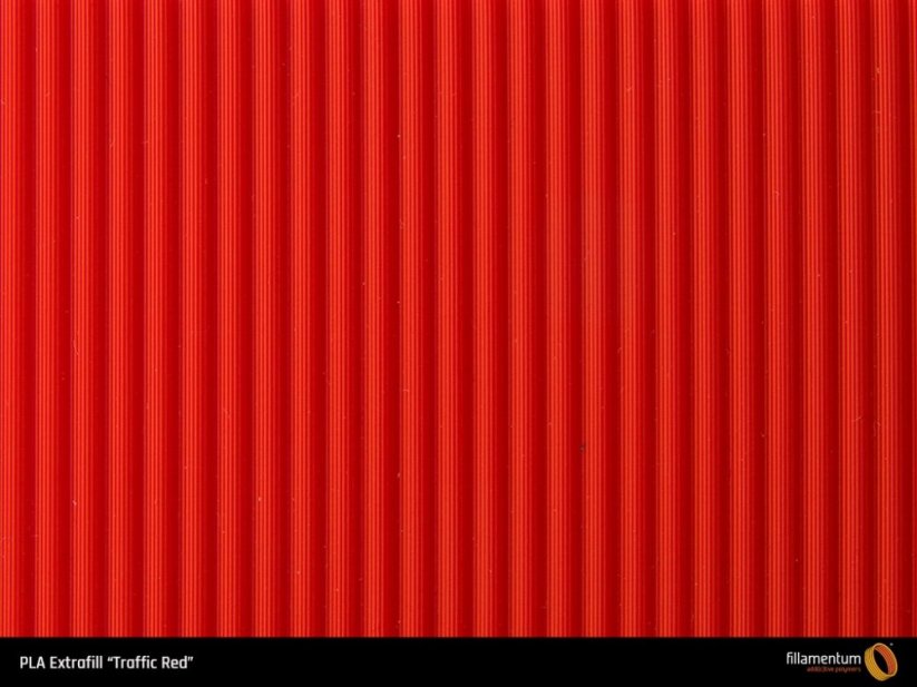 Filament Fillamentum Extrafill PLA červená (traffic red) Barva