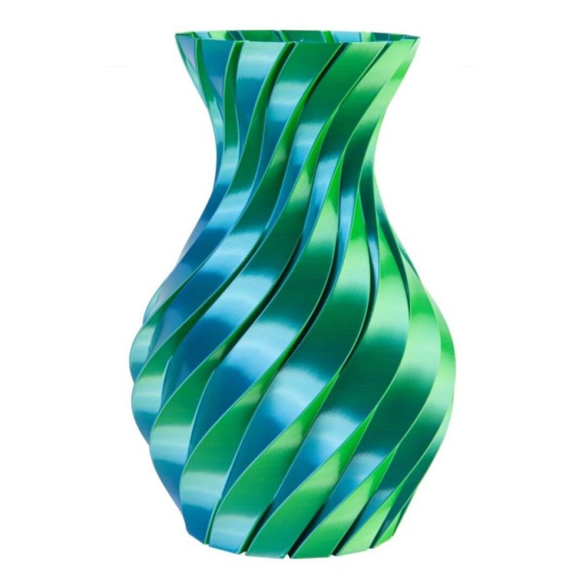 3DPower PLA SILK Dual Color - modrá/zelená 0,3 kg