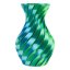 3DPower PLA SILK Dual Color - modrá/zelená (blue/green)