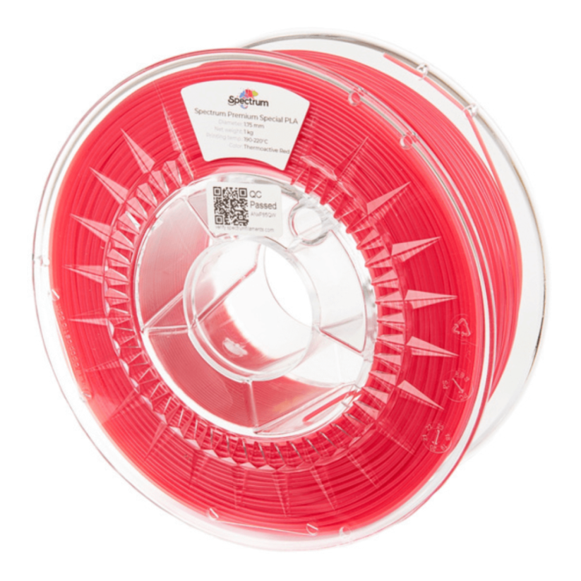 Spectrum PLA Termoaktívna červená (thermoactive red)