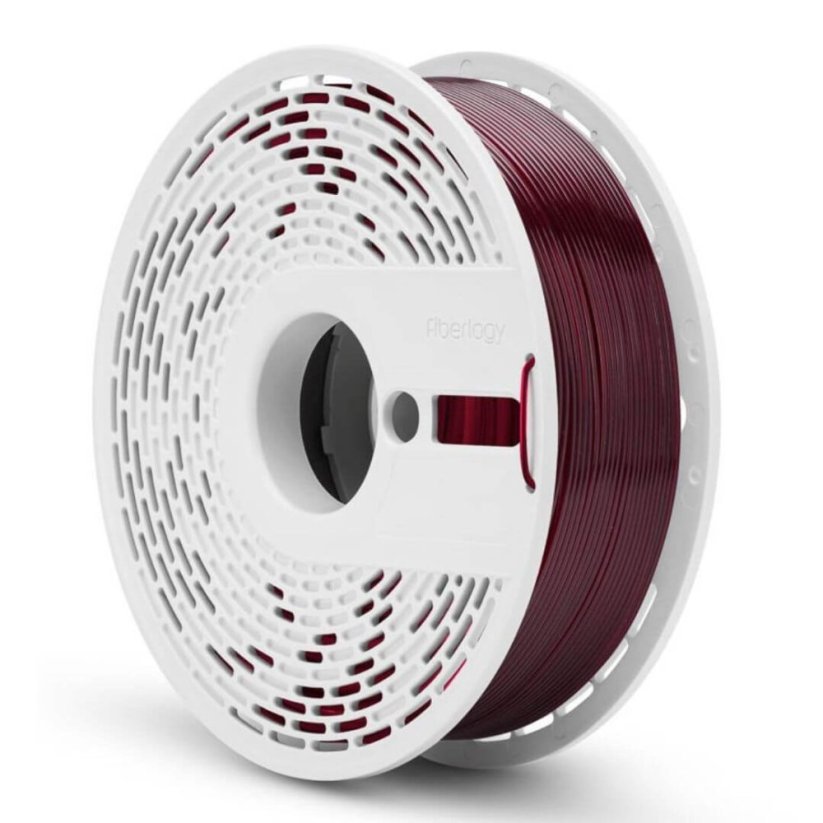 Fiberlogy EASY ABS vínově červená (burgundy) průhledná 0,75 kg