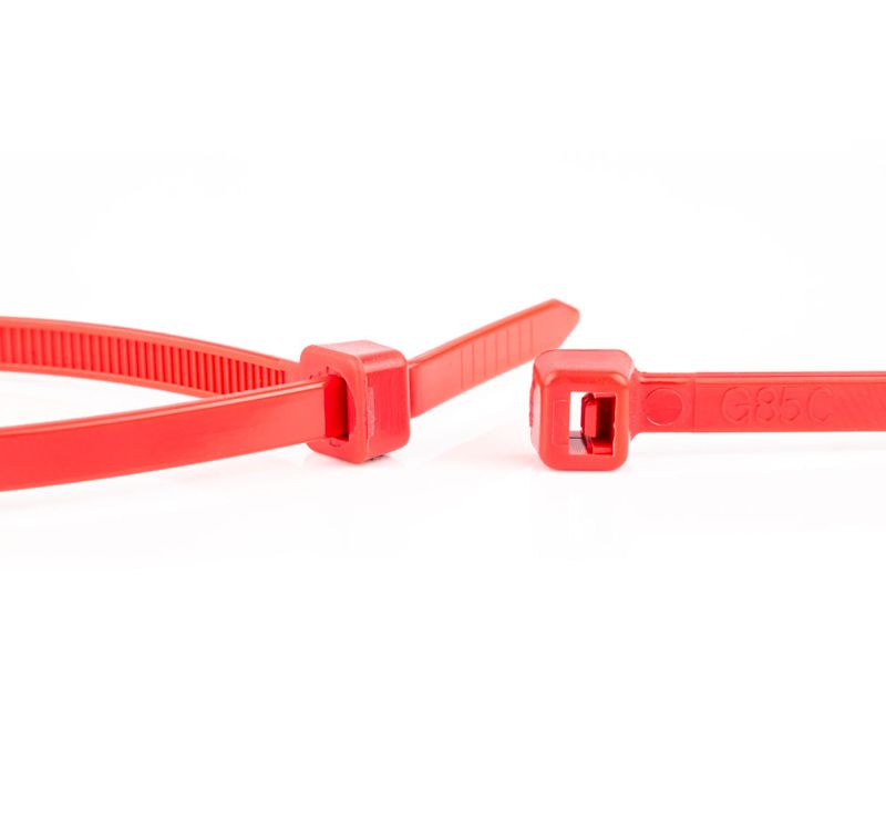 Cable ties 100 x 2.5mm (pack of 100) red