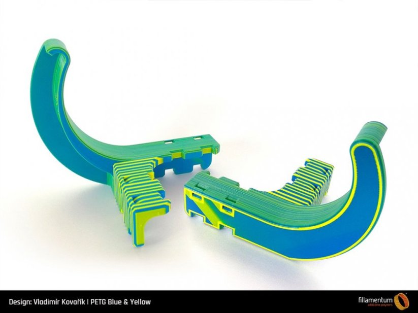 Filament Fillamentum PET-G modrá (blue) Kľučka 3D tlač