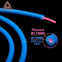Trianglelab PTFE teflonová hadička modrá Trubička