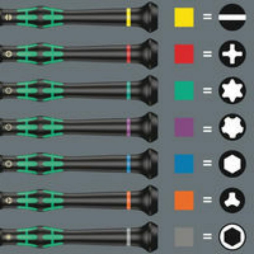 Wera 2054 micro 1,3mm Hexagonal Screwdriver