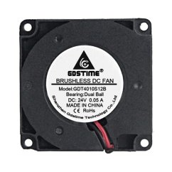 Gdstime Radiální ventilátor (blower) 4010 24V Dual Ball