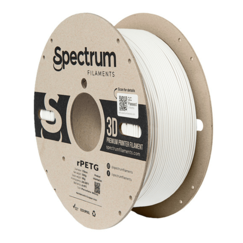 Spectrum Premium rPETG porcelánová bílá (porcelain white)