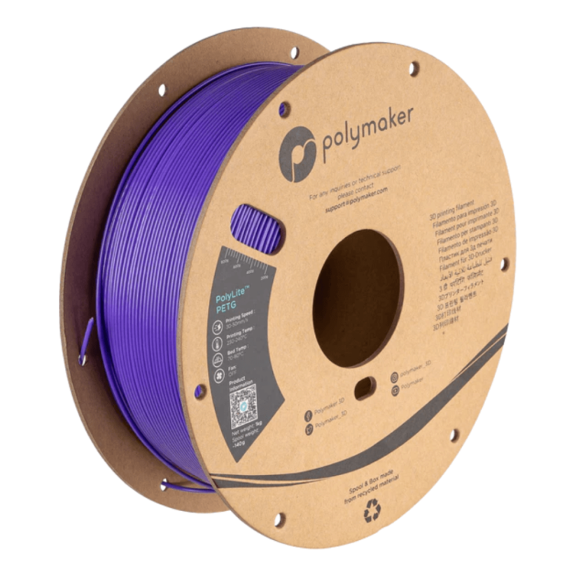 Polymaker PolyLite™ PET-G fialová (purple)