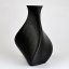 Filament Fiberlogy Refill Easy PLA gray 3D Printed Vase