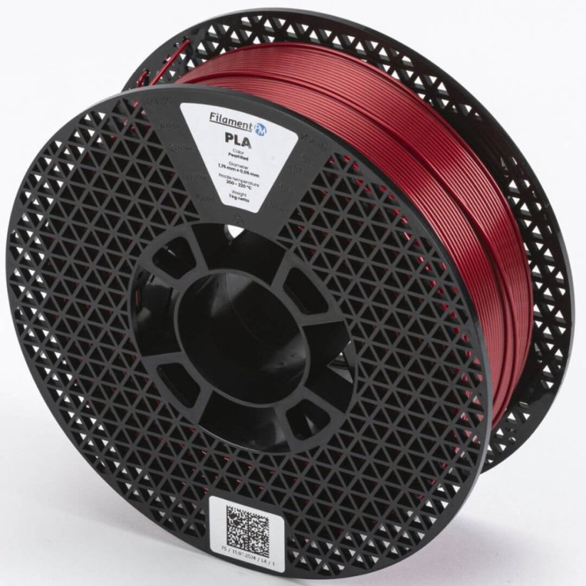 Filament PM PLA perlová červená (pearl red)