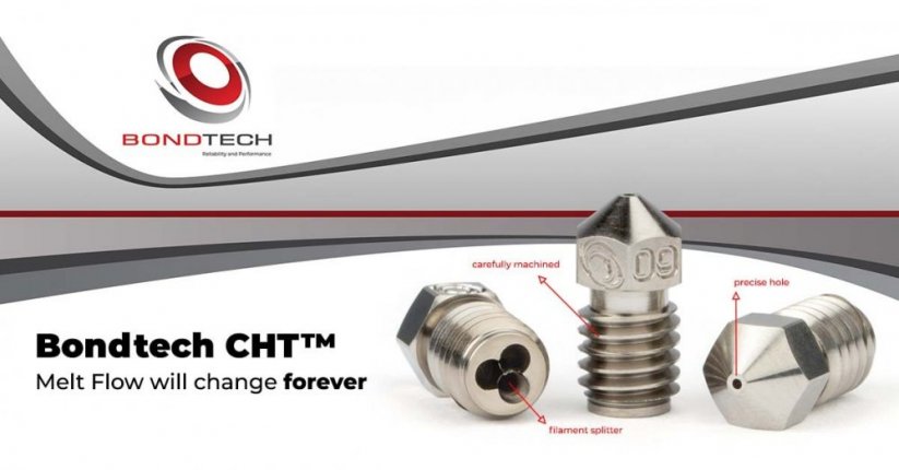 Bondtech CHT 0.8 coated brass nozzle careful machined