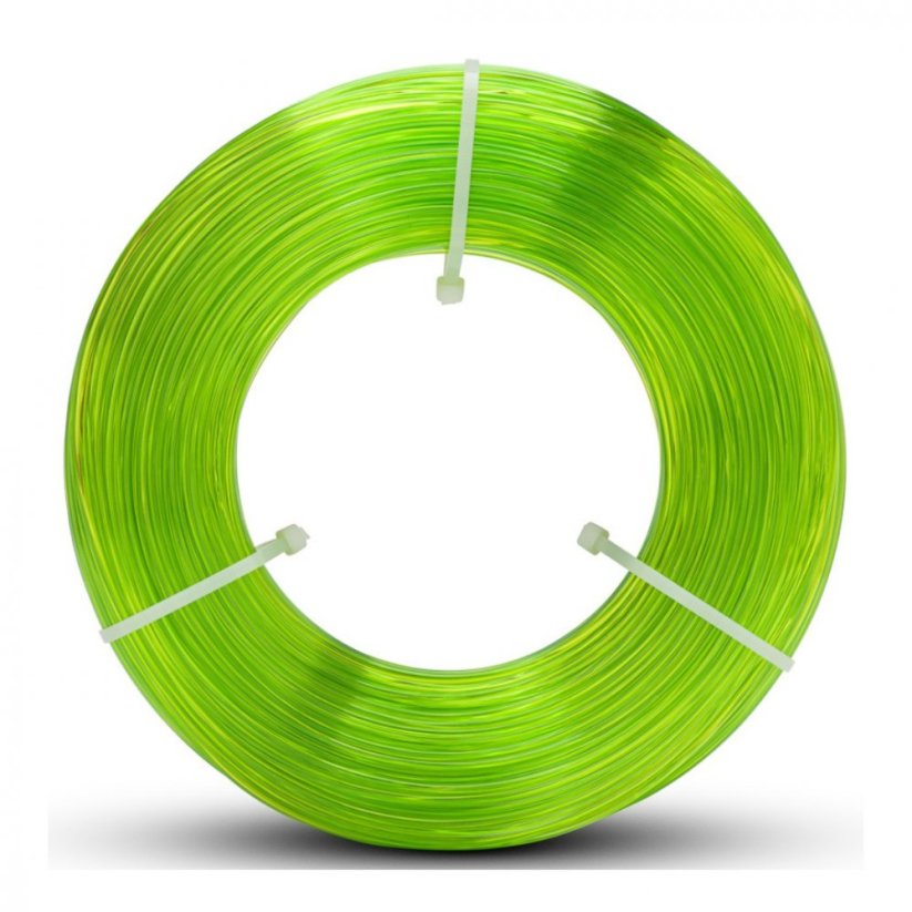 Fiberlogy Easy PET-G Refill světle zelená (light green) průhledná 0,85 kg