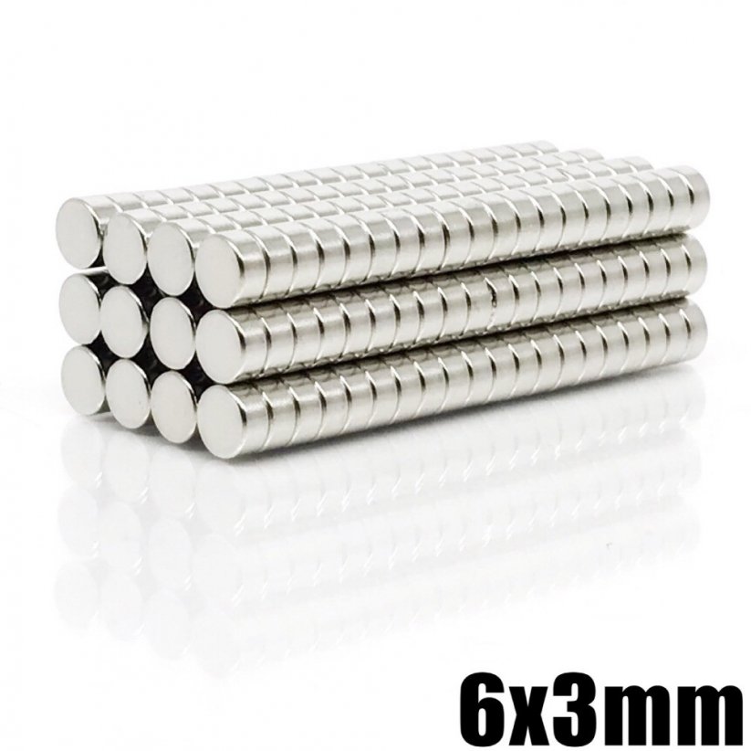 Neodymium round magnet 6x3 (Voron) N52