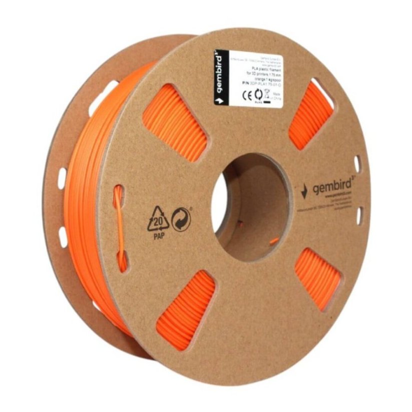 Gembird PLA oranžová (orange) 1 kg