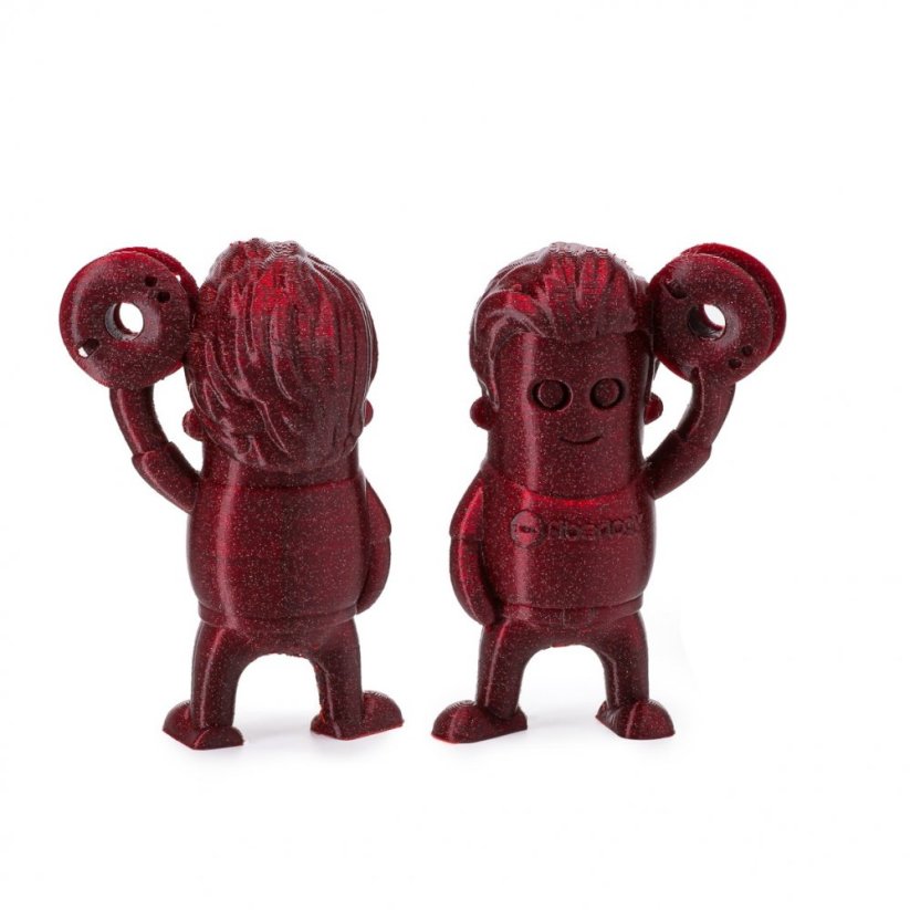 Filament Fiberlogy Easy PLA ruby red Prints