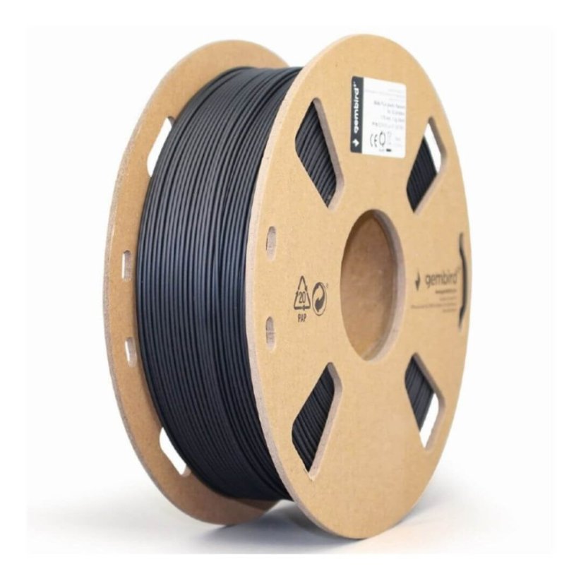 Gembird PLA Matte černá (black) 1 kg