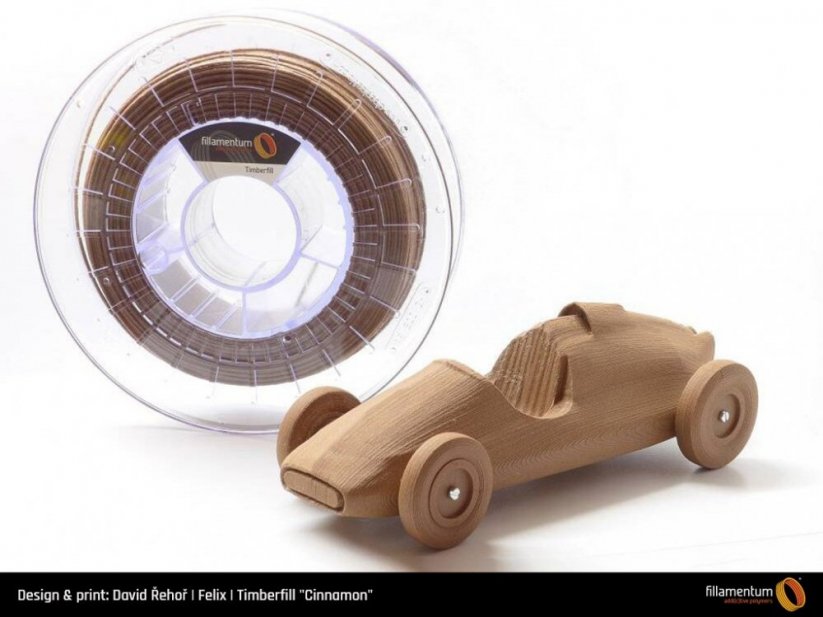 Filament Fillamentum Timberfill cinnamon Car 3D print