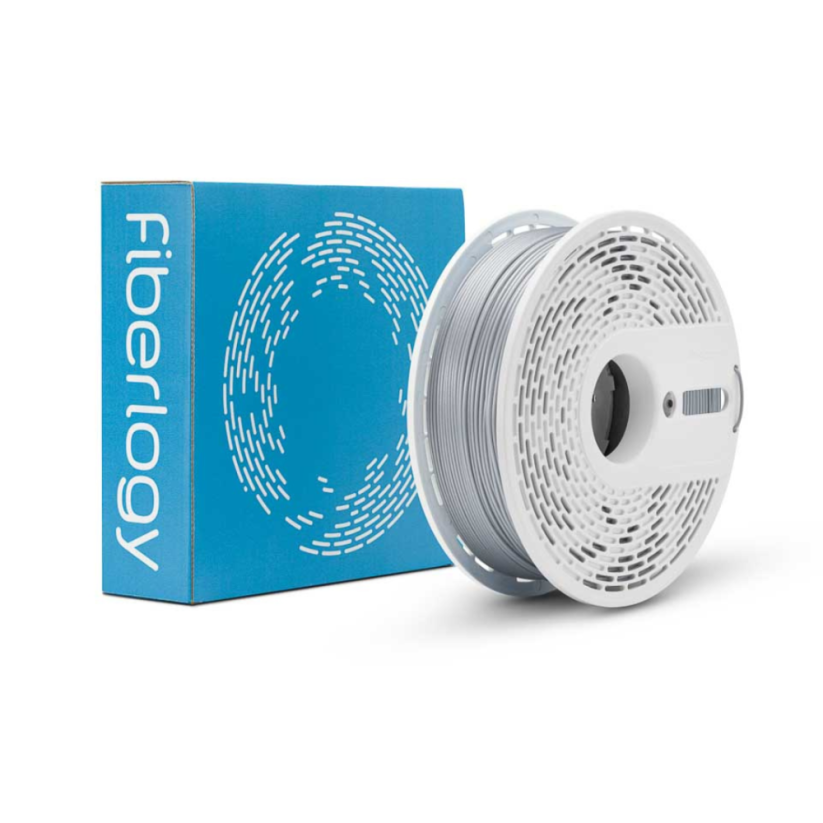 Fiberlogy Nylon (PA12) oceľovo šedá (inox) 0,75 kg