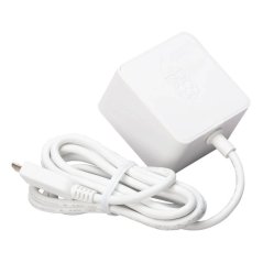 Raspberry Pi 12,5W Micro USB 1,5 m napájecí zdroj, EU, bílá